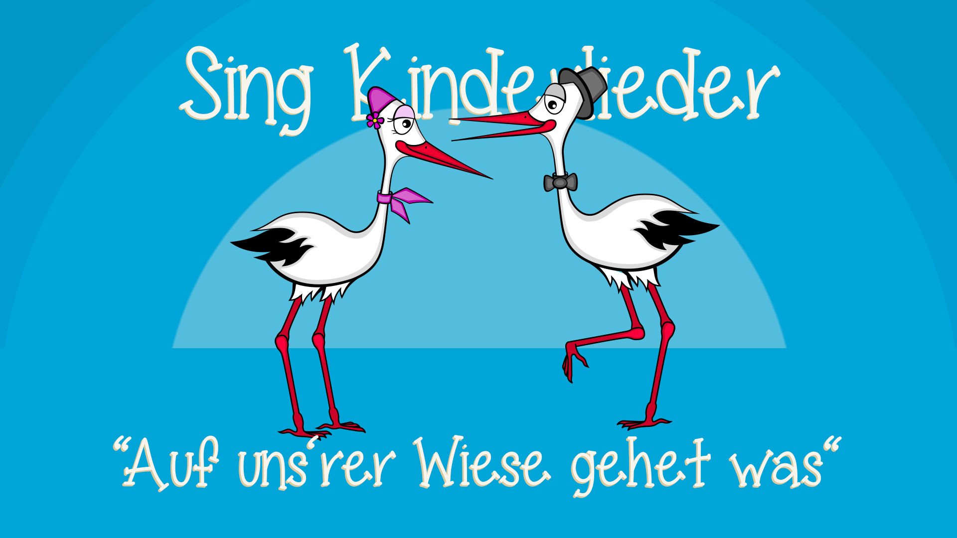 Auf unsrer Wiese gehet was