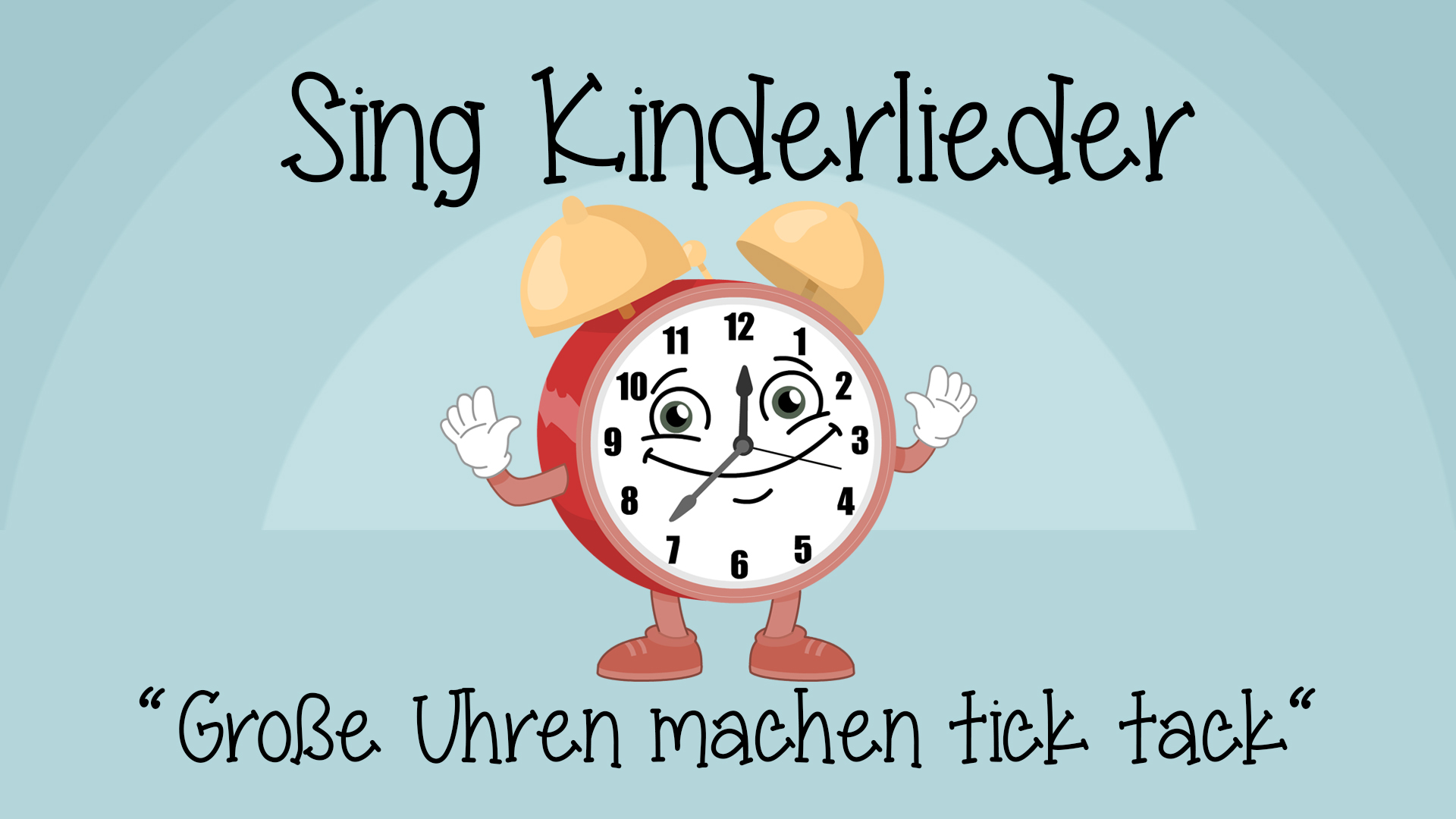 Große Uhren machen tick tack