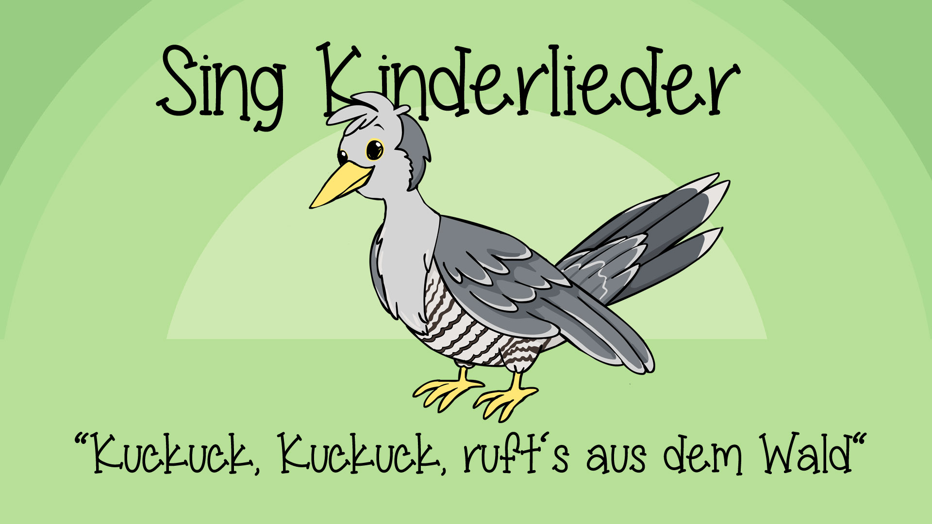Kuckuck, Kuckuck, rufts aus dem Wald