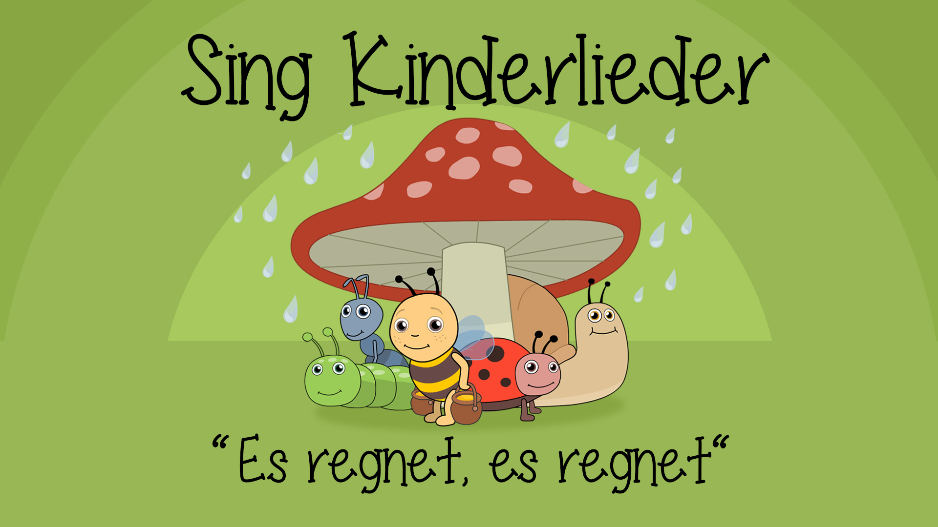 Es regnet, es regnet